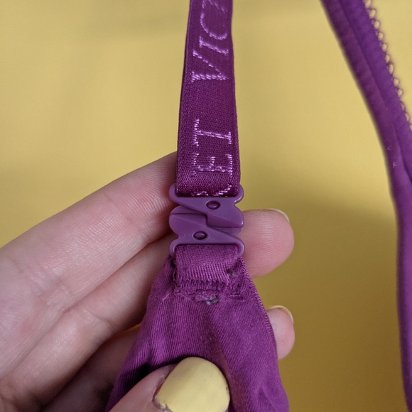 Purple Racer Victoria's Secret Bra with sparkle straps - Picture 10 of 11
